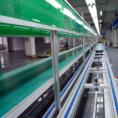 中间回板倍速链组装线